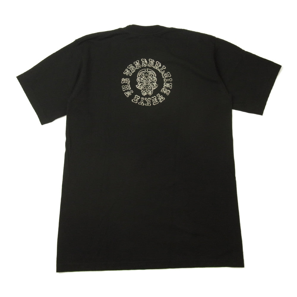 TENDERLOIN テンダーロイン TEE BBS ボルネオスカル ビッグ プリント Tシャツ ブラック ブラック系 M【中古】