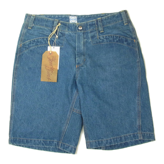 TENDERLOIN テンダーロイン DENIM SHORTS WASH ウォッシュ デニム ショーツ ハーフ パンツ インディゴブルー系 S【中古】