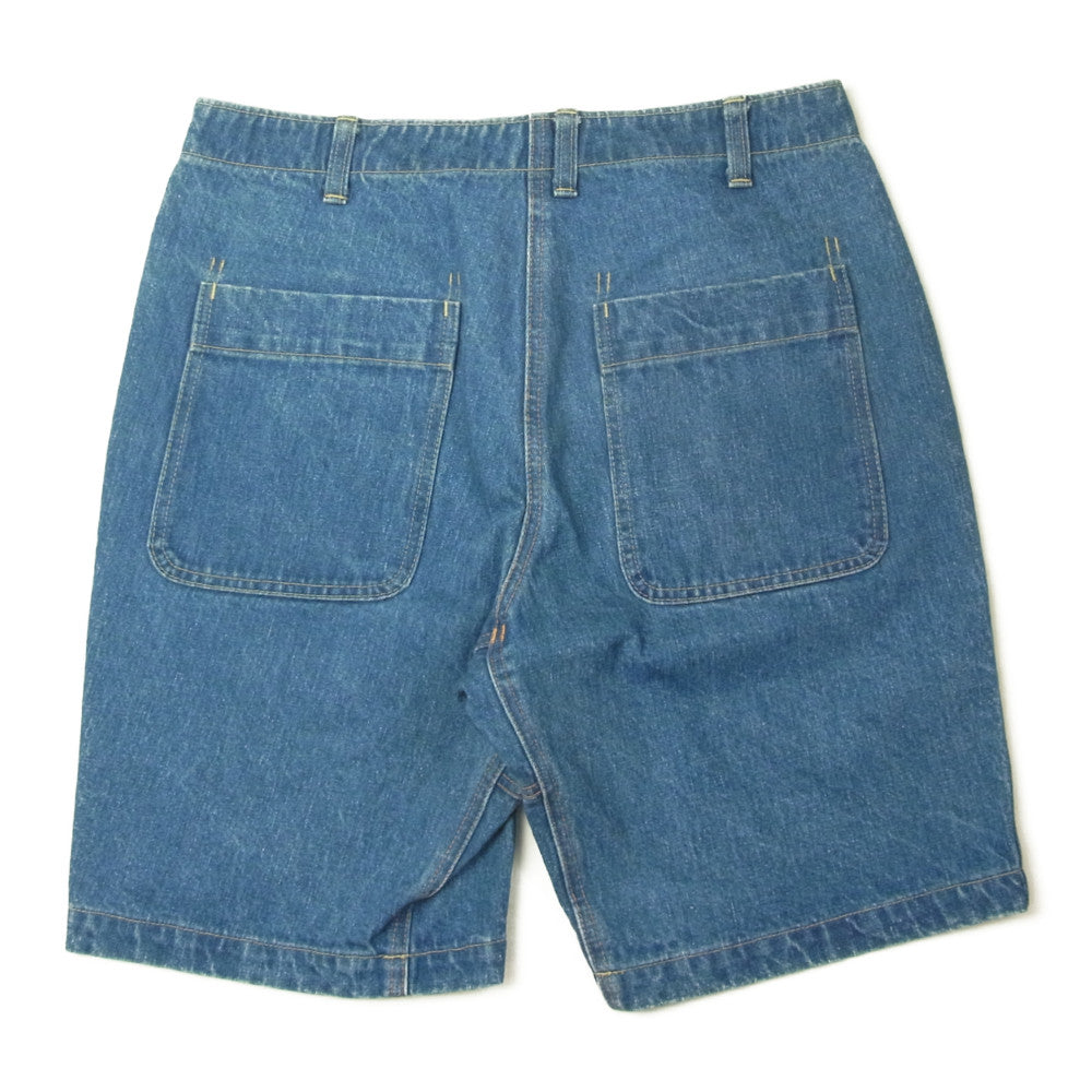 TENDERLOIN テンダーロイン DENIM SHORTS WASH ウォッシュ デニム ショーツ ハーフ パンツ インディゴブルー系 S【中古】