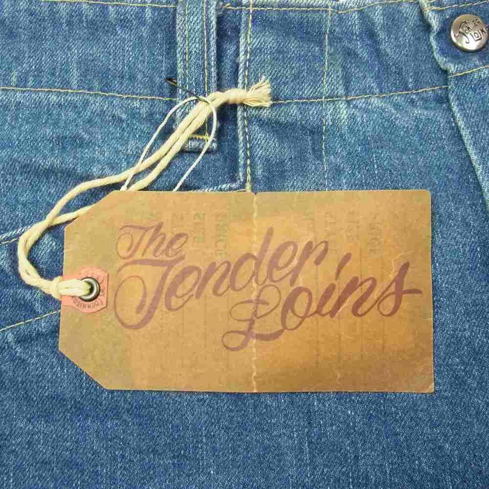 TENDERLOIN テンダーロイン DENIM SHORTS WASH ウォッシュ デニム ショーツ ハーフ パンツ インディゴブルー系 S【中古】