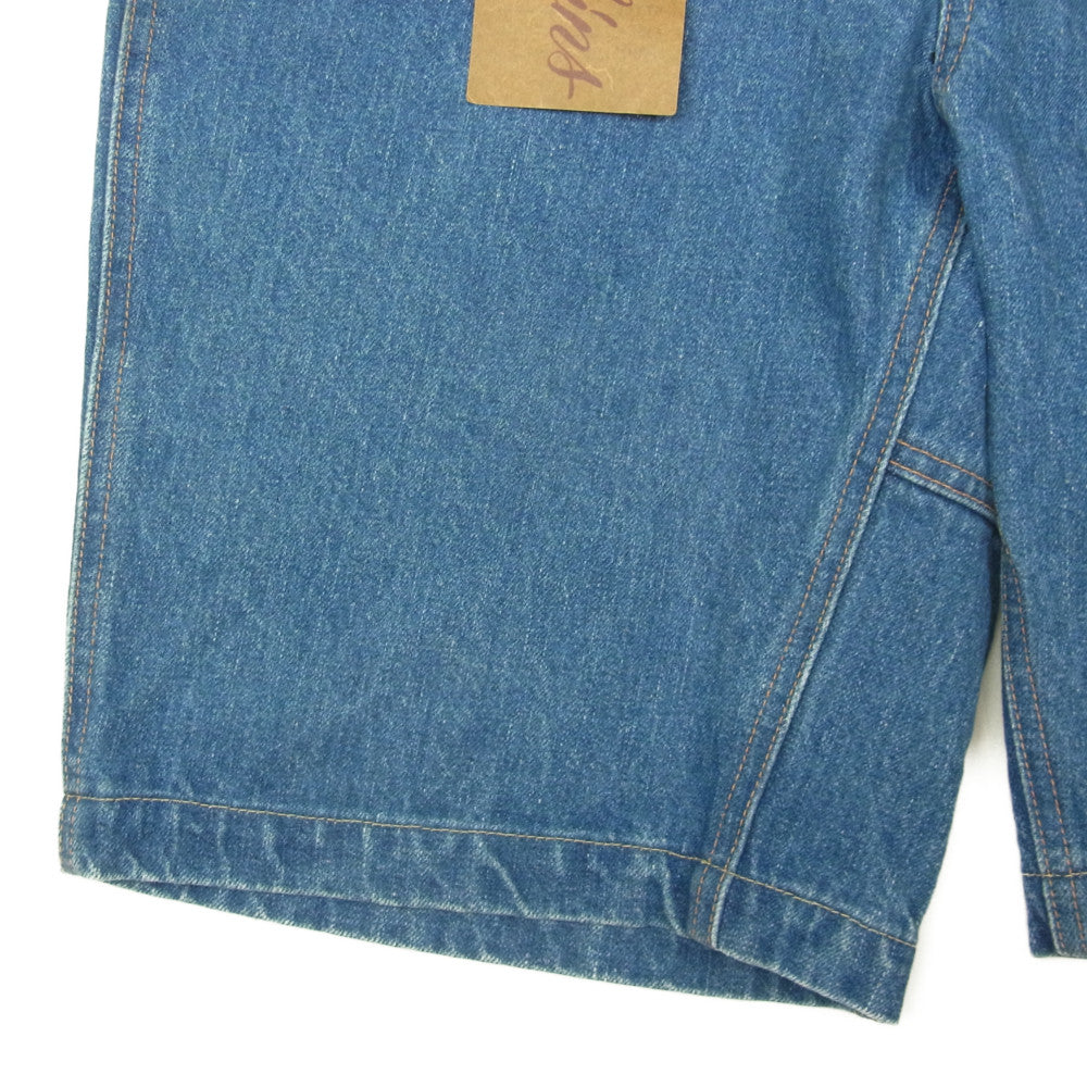 TENDERLOIN テンダーロイン DENIM SHORTS WASH ウォッシュ デニム ショーツ ハーフ パンツ インディゴブルー系 S【中古】