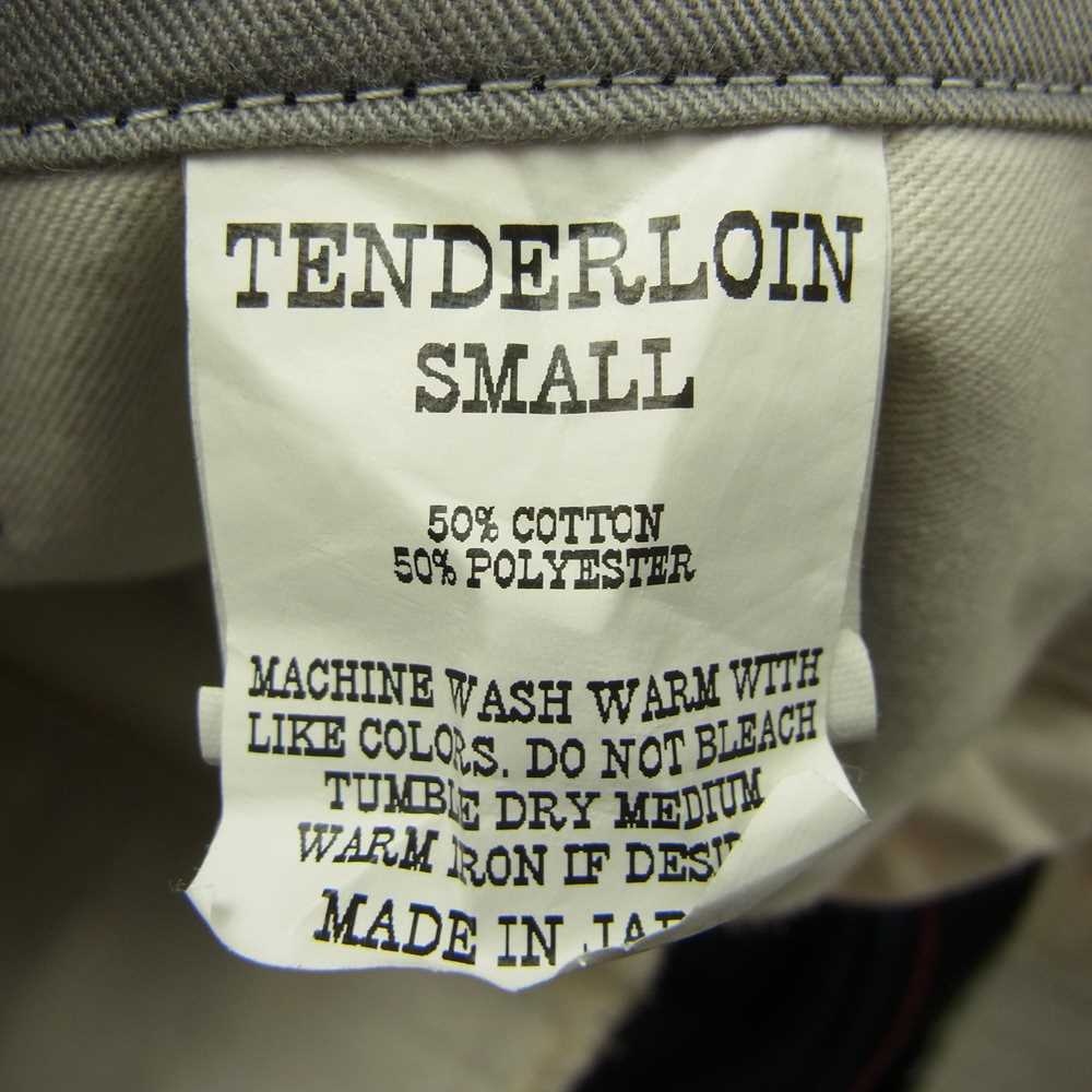 TENDERLOIN テンダーロイン BDP T/C ツイル スラックス ワーク パンツ ブラック系 S【中古】