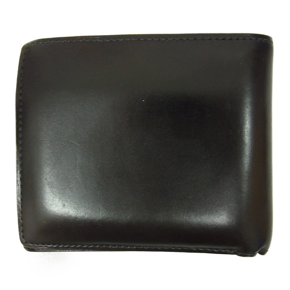 土屋鞄製造所 ツチヤカバン コードバン 二折財布 二つ折り財布 ブラウン系【中古】