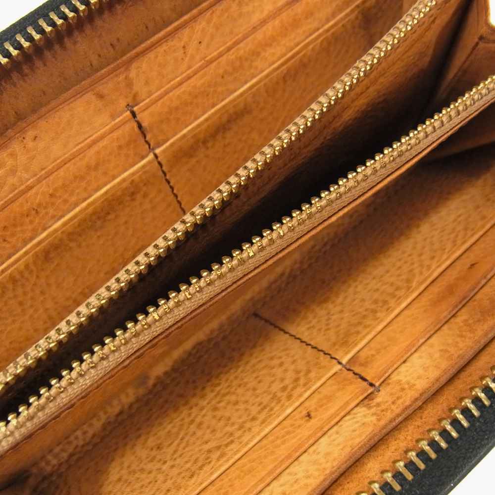 COCOMEISTER ココマイスター マイスター コードバン スカイスクレーパー ラウンドジップ ロング ウォレット 長財布 ブラック系【中古】