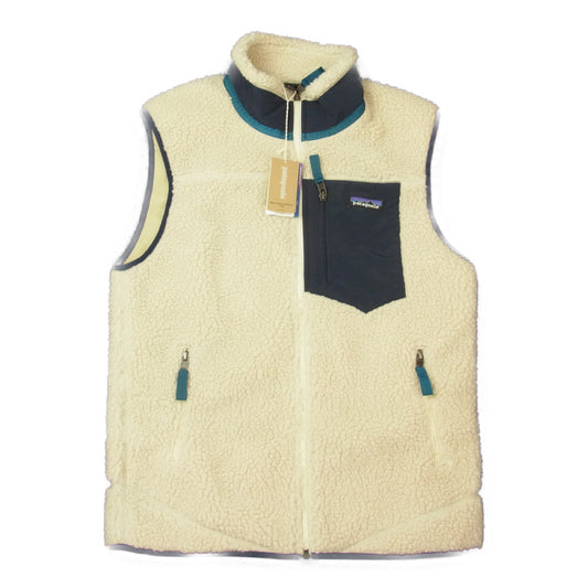 patagonia パタゴニア 20AW 23048 20年製 Classic Retro-X Vest クラシック レトロX ベスト ベージュ系 S【極上美品】【中古】