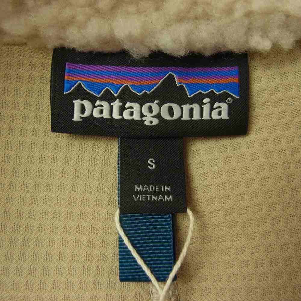 patagonia パタゴニア 20AW 23048 20年製 Classic Retro-X Vest クラシック レトロX ベスト ベージュ系 S【極上美品】【中古】