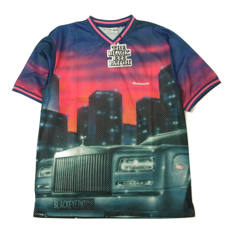 ブラックアイパッチ 21SS BEPSS21TP03 Baller Game Shirt メッシュ Tシャツ マルチカラー系 M【新古品】【未使用】【中古】