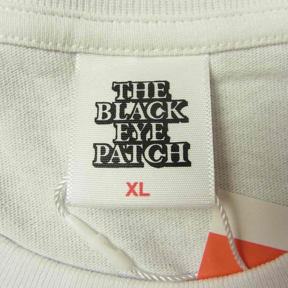 ブラックアイパッチ 22SS BEPSS22EI13 DANGER HOT LABEL TEE デンジャー ホット ラベル Tシャツ ホワイト ホワイト系 XL【新古品】【未使用】【中古】