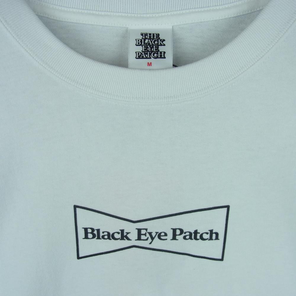 ブラックアイパッチ 21SS BEPSS21EI20 Wasted Youth ウェイステッドユース ロゴ 長袖 Tシャツ ホワイト系 M【新古品】【未使用】【中古】
