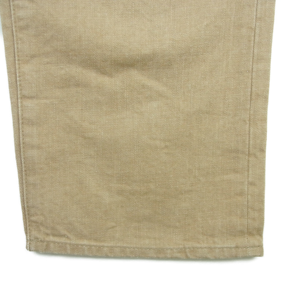 ブラックアイパッチ 21AW BEPFW21PA11 REGULAR DENIM OLIVE レギュラー デニム オリーブ パンツ ブラウン系 32 M【新古品】【未使用】【中古】