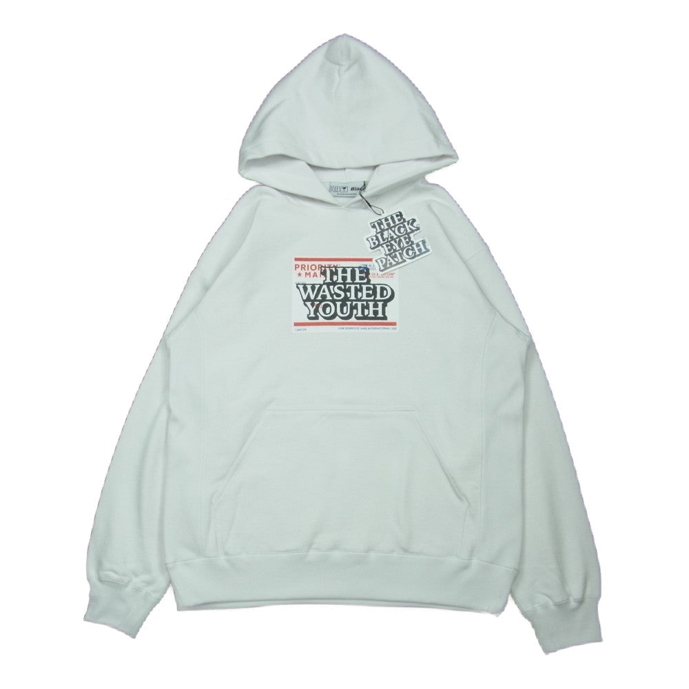 ブラックアイパッチ 21SS BEPSS21EI19 THE WASTED YOUTH HOODED PARKA ウェステッドユース フーデッド パーカー ホワイト系 M【新古品】【未使用】【中古】