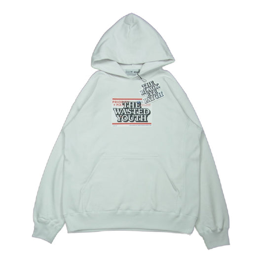 ブラックアイパッチ 21SS BEPSS21EI19 THE WASTED YOUTH HOODED PARKA ウェステッドユース フーデッド パーカー ホワイト系 M【新古品】【未使用】【中古】