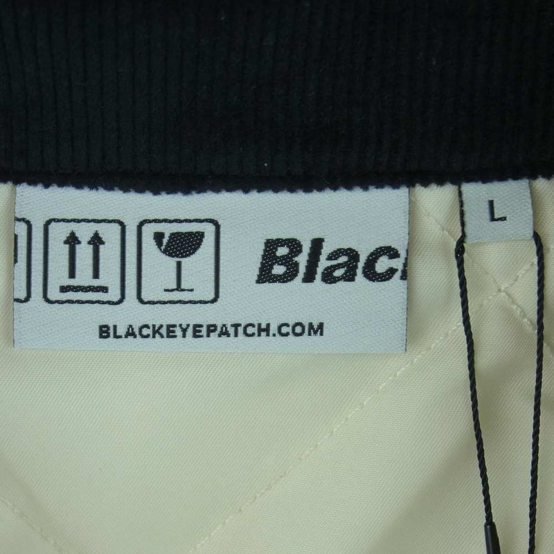 ブラックアイパッチ BEPSS21EI16 襟コーデュロイ 胸ロゴ ジャケット オフホワイト系 L【新古品】【未使用】【中古】