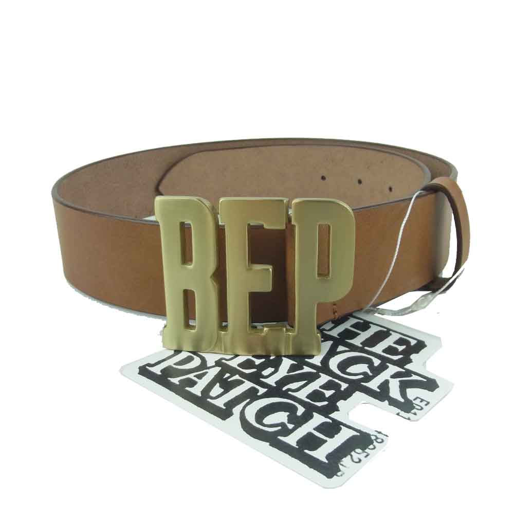 ブラックアイパッチ BEPFW21AC22 BEP ロゴ ベルト ブラウン系 S-M【新古品】【未使用】【中古】