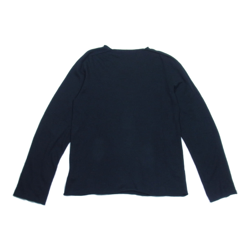 COMME des GARCONS コムデギャルソン HOMME PLUS アーカイブ AD2004 PM-N010 オムプリュス 製品染め ポリコットン Vネック ニット ブラック系 表記無し【中古】