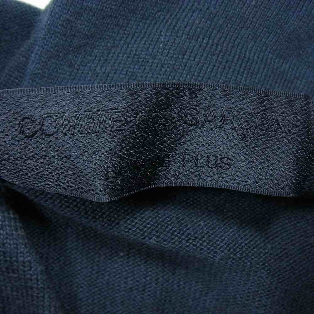 COMME des GARCONS コムデギャルソン HOMME PLUS アーカイブ AD2004 PM-N010 オムプリュス 製品染め ポリコットン Vネック ニット ブラック系 表記無し【中古】