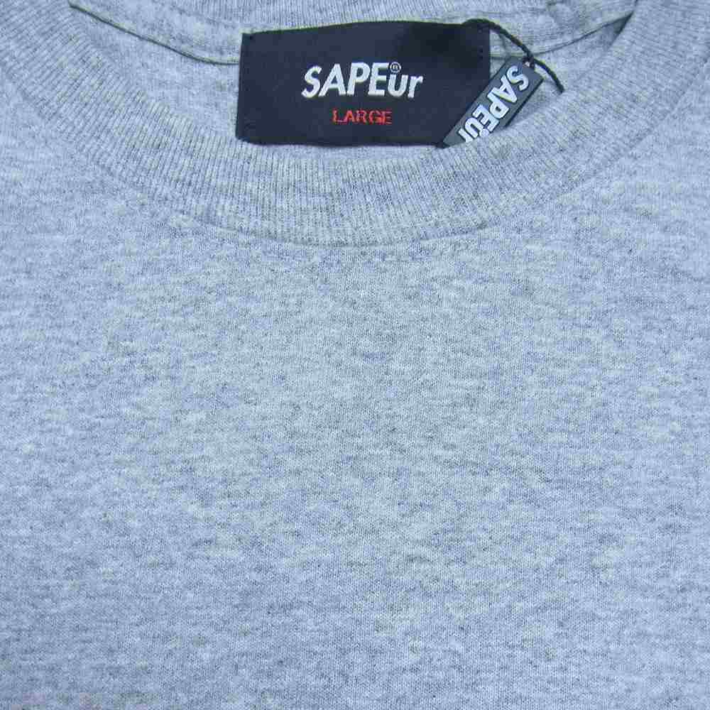 サプール A0021-142 SAFARI HEAD ロッドマン 長袖Tシャツ グレー系 L【新古品】【未使用】【中古】
