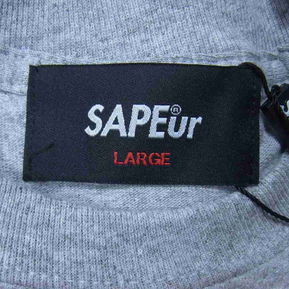 サプール A0021-142 SAFARI HEAD ロッドマン 長袖Tシャツ グレー系 L【新古品】【未使用】【中古】