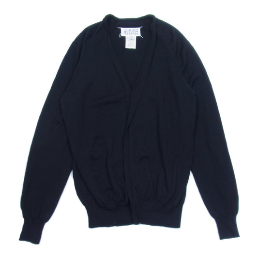 MAISON MARTIN MARGIELA メゾンマルタンマルジェラ 10ライン ここのえタグ S30HA0337 ウール カーディガン ブラック系 M【中古】