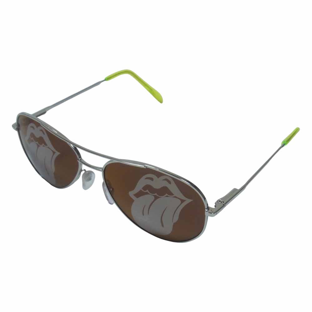 COMME des GARCONS コムデギャルソン HOMME PLUS 06SS リップ&タン期 アーカイブ オムプリュス CUTLER AND GROSS LONDON ROLLING STONES ローリングストーンズ ティアドロップ サングラス シルバー系【中古】