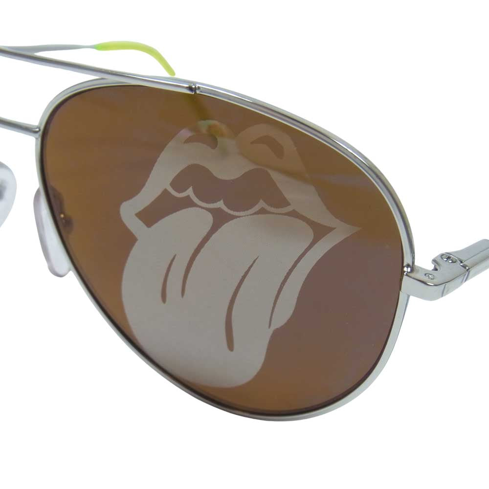 COMME des GARCONS コムデギャルソン HOMME PLUS 06SS リップ&タン期 アーカイブ オムプリュス CUTLER AND GROSS LONDON ROLLING STONES ローリングストーンズ ティアドロップ サングラス シルバー系【中古】