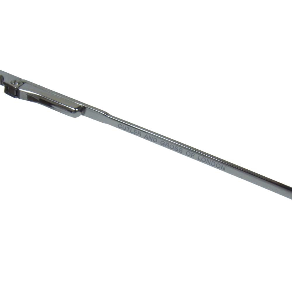 COMME des GARCONS コムデギャルソン HOMME PLUS 06SS リップ&タン期 アーカイブ オムプリュス CUTLER AND GROSS LONDON ROLLING STONES ローリングストーンズ ティアドロップ サングラス シルバー系【中古】