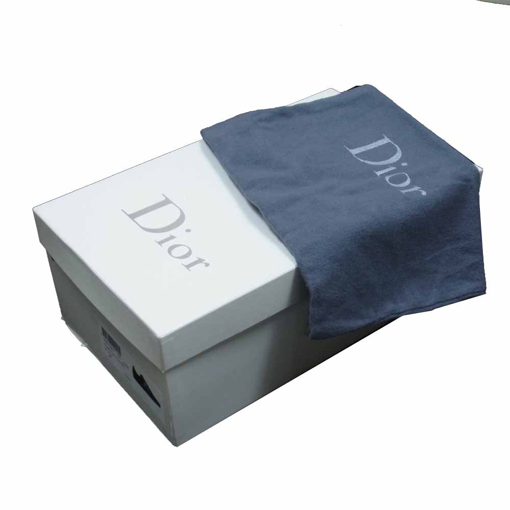 DIOR HOMME ディオールオム エディ期 2007年国内ショップカード付属 SND C3900 A1NO ジャーマントレーナー スニーカー ホワイト系 41【中古】