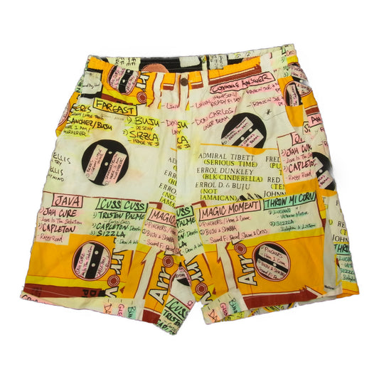 WACKO MARIA ワコマリア MIGHTY CROWN HAWAIIAN SHORTS マイティークラウン ハワイアン ショーツ マルチカラー系 L【中古】
