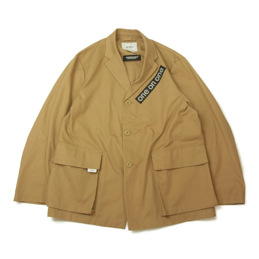 WTAPS ダブルタップス 21AW 212ZUUCD-JKM02S × UNDERCOVER アンダーカバー JACKET / COPO. TWILL. UNDERCOVER ジャケット ライトブラウン系 2【中古】