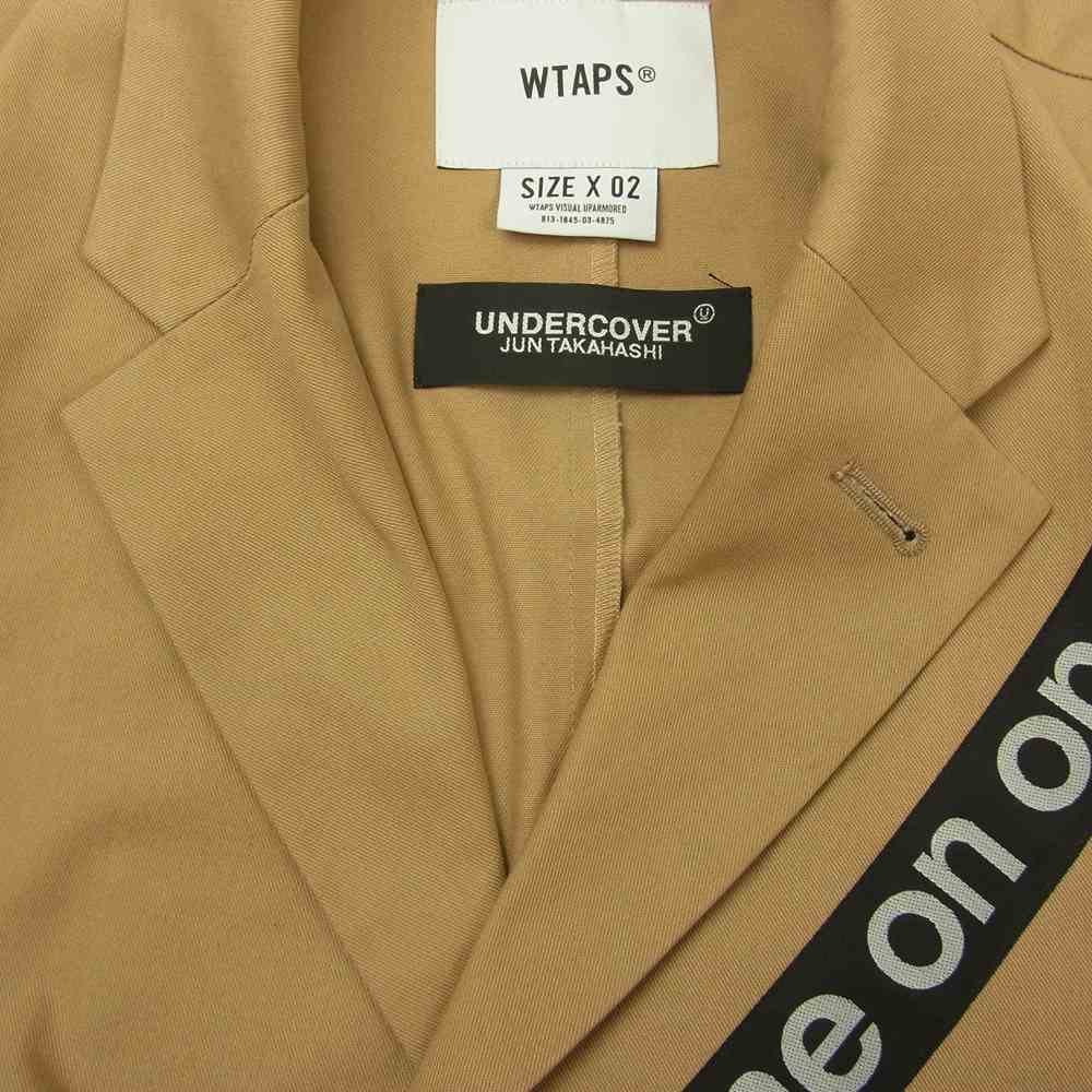 WTAPS ダブルタップス 21AW 212ZUUCD-JKM02S × UNDERCOVER アンダーカバー JACKET / COPO. TWILL. UNDERCOVER ジャケット ライトブラウン系 2【中古】