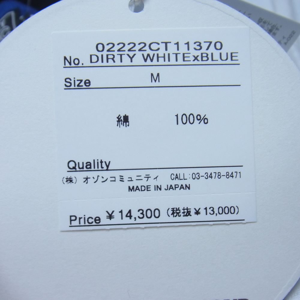 HYSTERIC GLAMOUR ヒステリックグラマー 02222CT11 PARADISE CLUB パラダイスクラブ 半袖 リンガー T シャツ ホワイト系 M【新古品】【未使用】【中古】