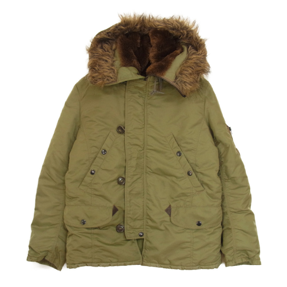 Buzz Rickson's バズリクソンズ UC12802 UNITED CARR ユナイテッド カー WIND PROTEX NYLON N-3B フライト ジャケット カーキ系 S【中古】