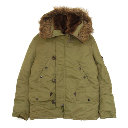 Buzz Rickson's バズリクソンズ UC12802 UNITED CARR ユナイテッド カー WIND PROTEX NYLON N-3B フライト ジャケット カーキ系 S【中古】