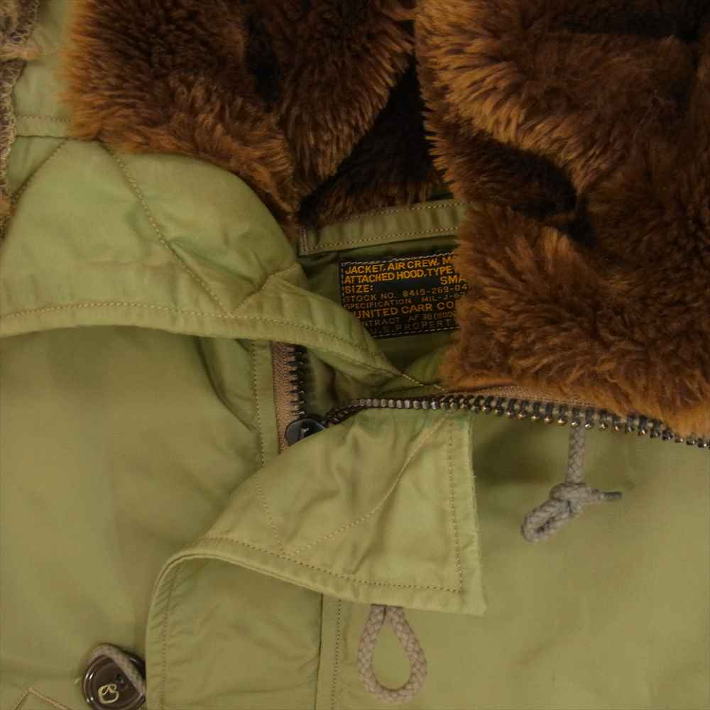 Buzz Rickson's バズリクソンズ UC12802 UNITED CARR ユナイテッド カー WIND PROTEX NYLON N-3B フライト ジャケット カーキ系 S【中古】
