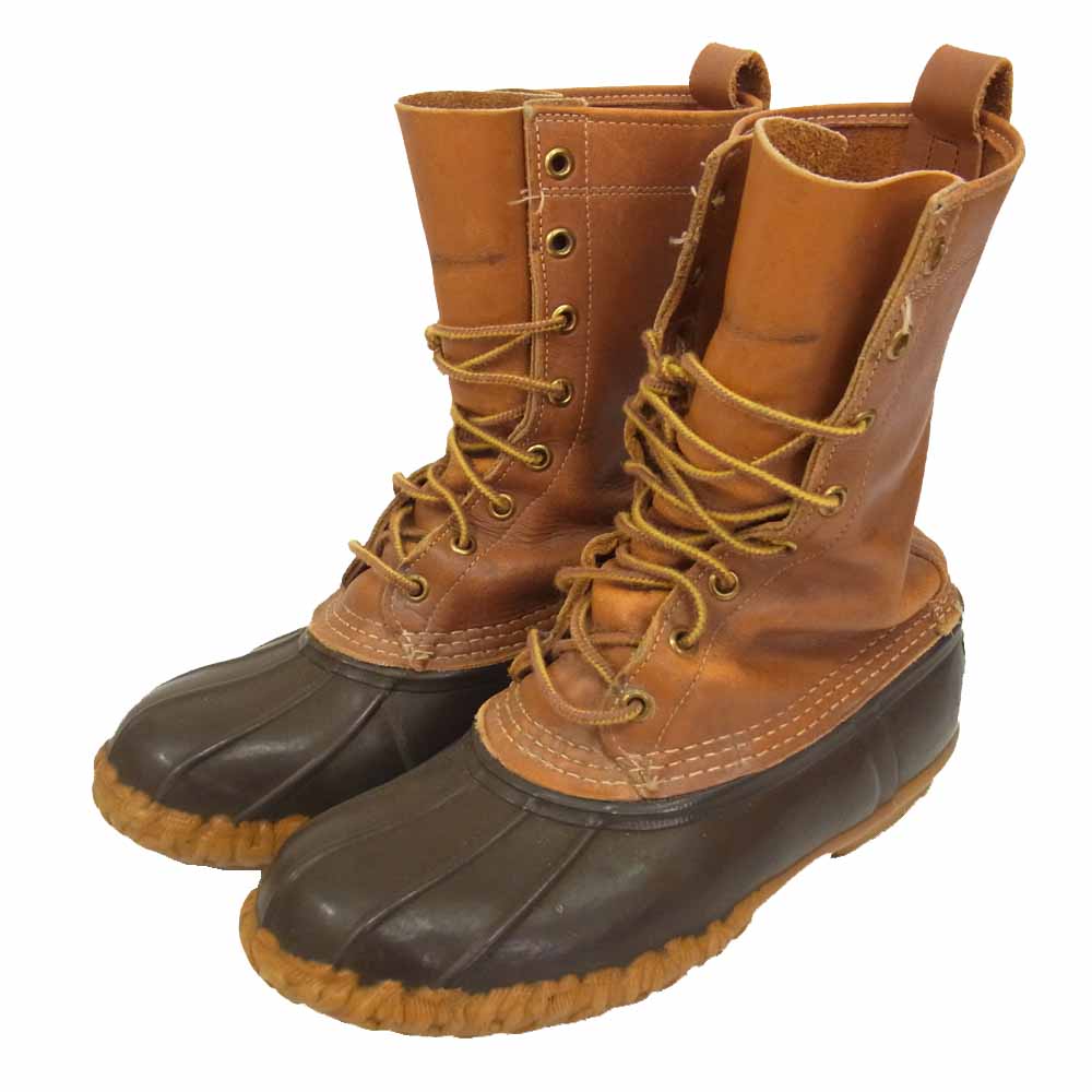 L.L.Bean エルエルビーン ヴィンテージ 80s USA製 8ホール ビーンブーツ ハンティング ブーツ ブラウン系 6【中古】