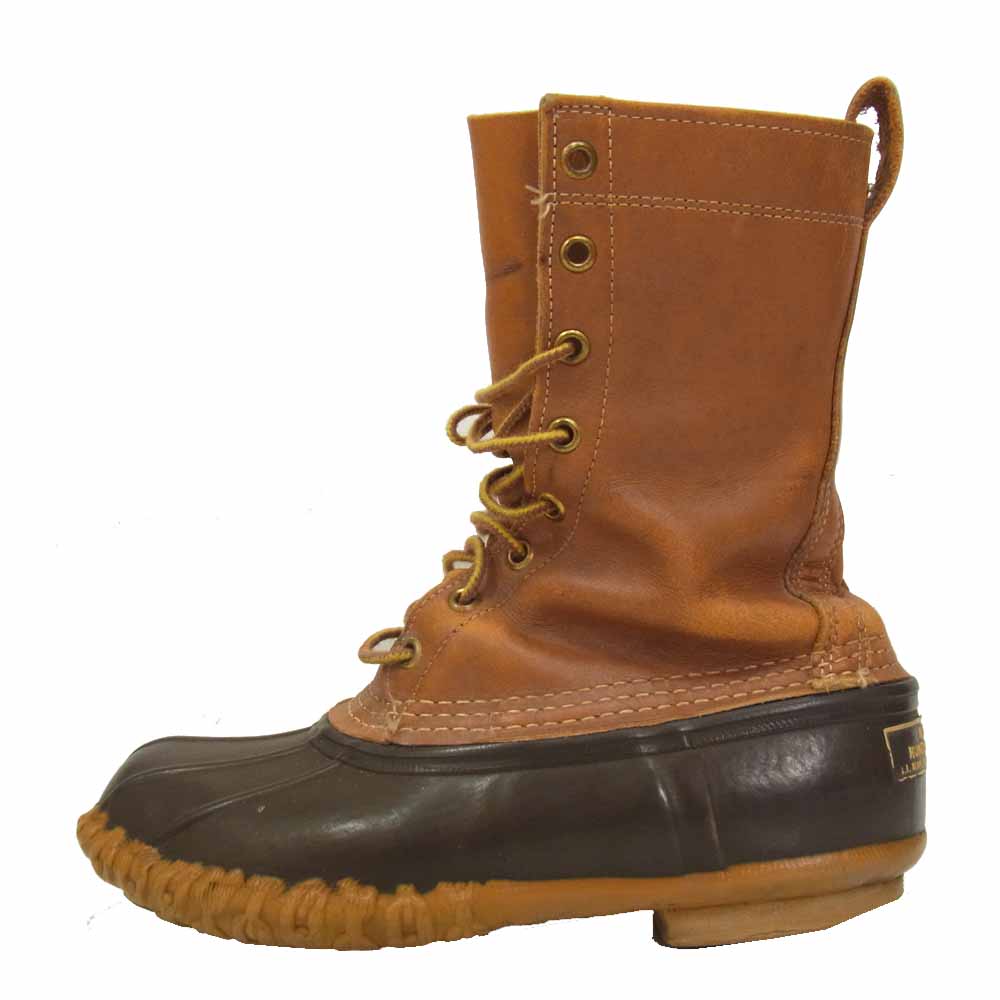 L.L.Bean エルエルビーン ヴィンテージ 80s USA製 8ホール ビーンブーツ ハンティング ブーツ ブラウン系 6【中古】