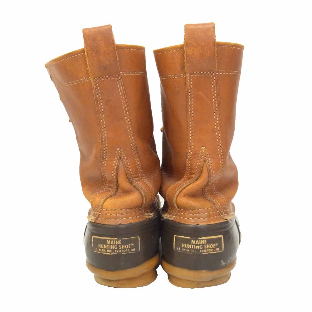 L.L.Bean エルエルビーン ヴィンテージ 80s USA製 8ホール ビーンブーツ ハンティング ブーツ ブラウン系 6【中古】