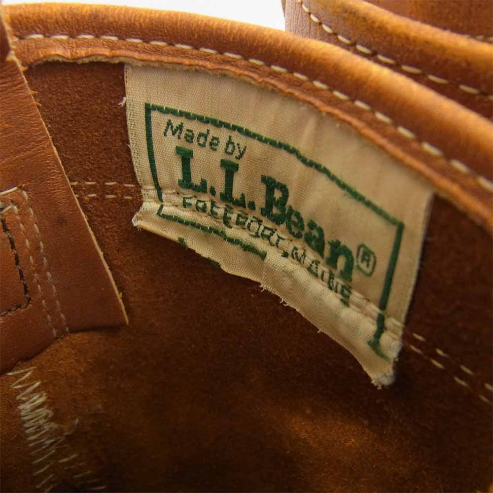L.L.Bean エルエルビーン ヴィンテージ 80s USA製 8ホール ビーンブーツ ハンティング ブーツ ブラウン系 6【中古】