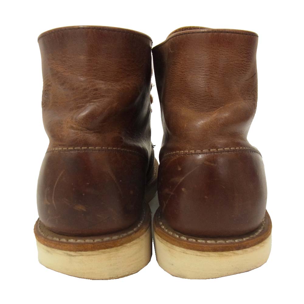 RED WING レッドウィング 9111 6inch PLAIN TOE Rough&Tough プレーントゥ ラフ＆タフ ワークブーツ ブラウン系 6 D【中古】