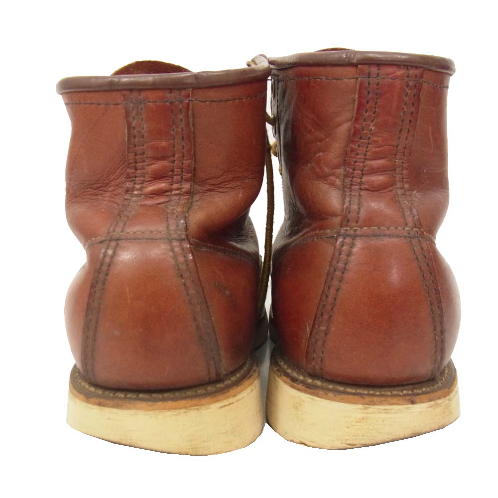 RED WING レッドウィング 875 90s 四角犬タグ アイリッシュ セッター モック トゥ ワーク ブーツ ブラウン系 6 1/2【中古】