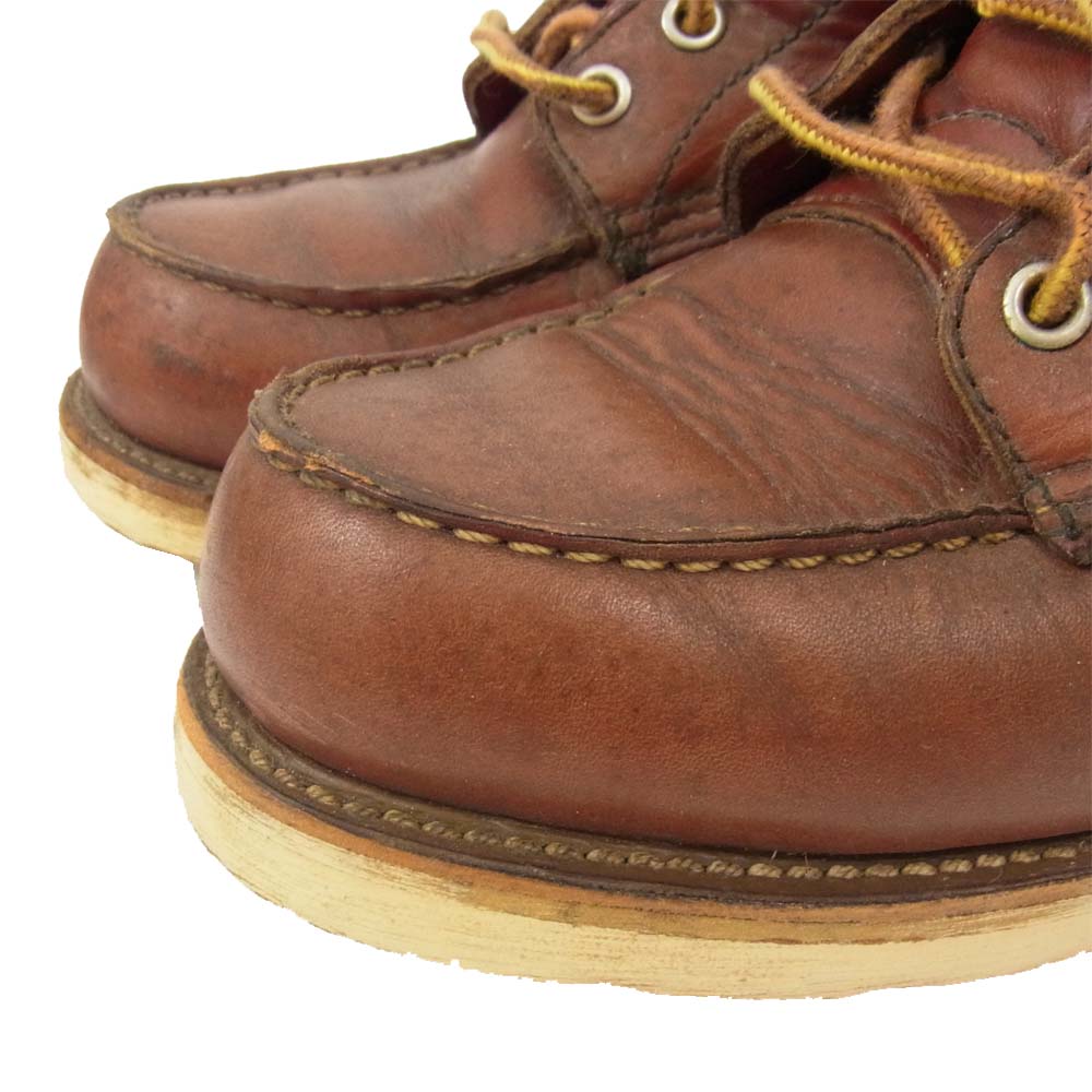 RED WING レッドウィング 875 90s 四角犬タグ アイリッシュ セッター モック トゥ ワーク ブーツ ブラウン系 6 1/2【中古】