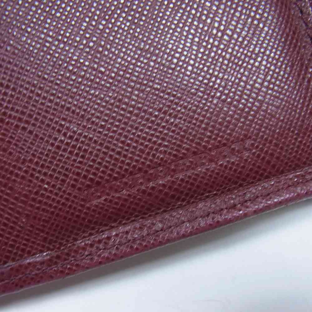 BURBERRY バーバリー ノバチェック 財布 エンジ系【中古】