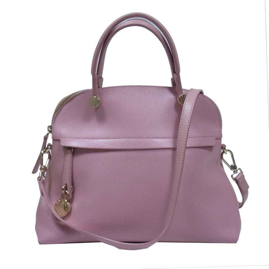 Furla フルラ G5996 PIPER パイパー レザー 2WAYショルダー ハンド バッグ ピンク系【中古】