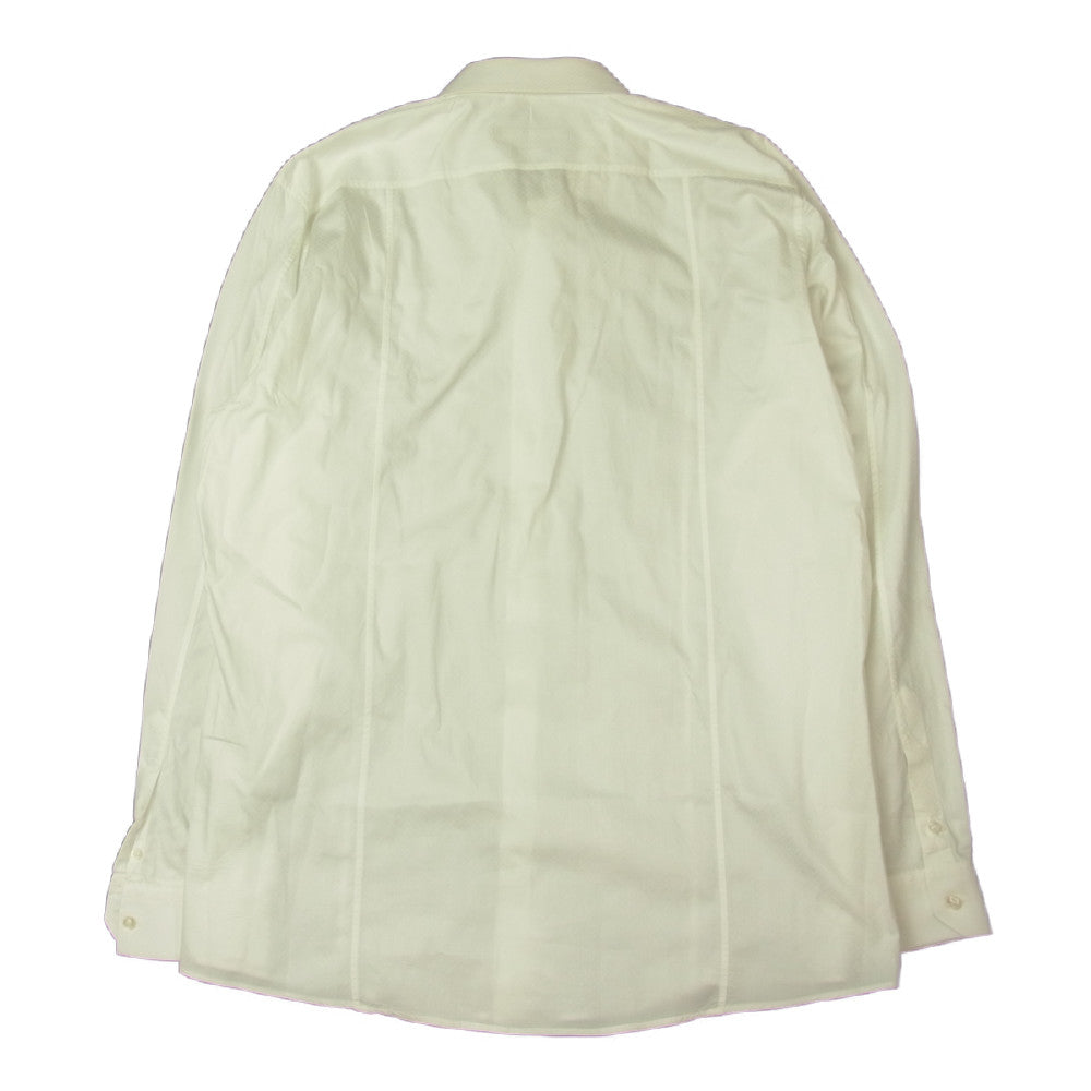 GUCCI グッチ 国内正規品 307656 Z3179 長袖 コットン ドレスシャツ ホワイト ホワイト系 43/17【中古】