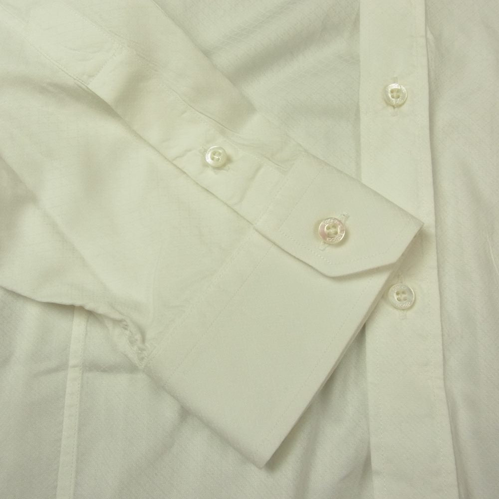 GUCCI グッチ 国内正規品 307656 Z3179 長袖 コットン ドレスシャツ ホワイト ホワイト系 43/17【中古】