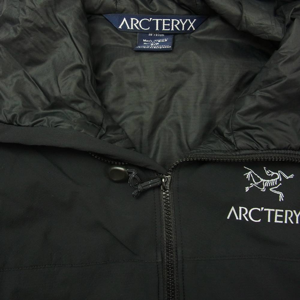ARC'TERYX アークテリクス 10857-59332 Atom LT Hoody アトム LT フーディ ジャケット ブラック系 S【中古】
