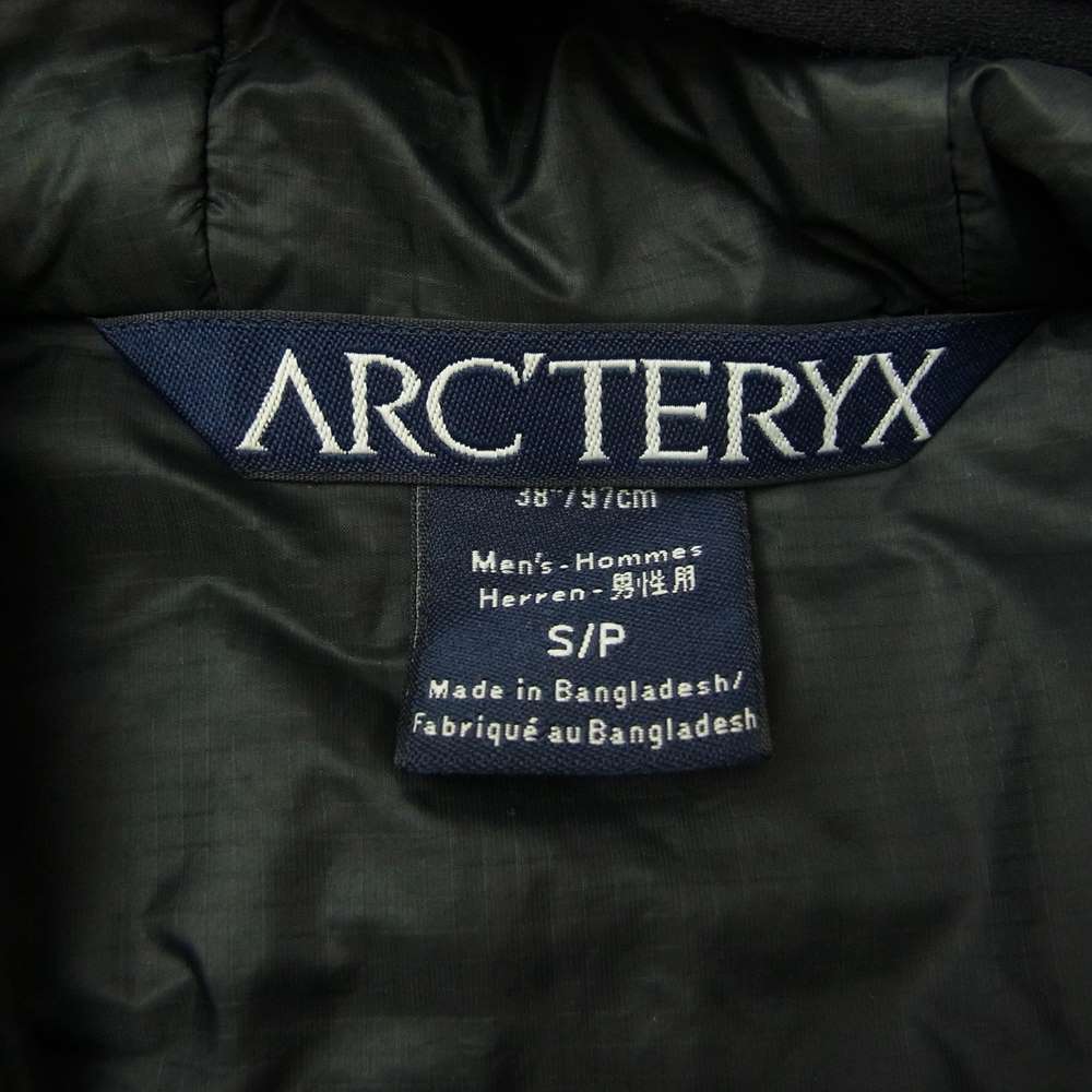 ARC'TERYX アークテリクス 10857-59332 Atom LT Hoody アトム LT フーディ ジャケット ブラック系 S【中古】