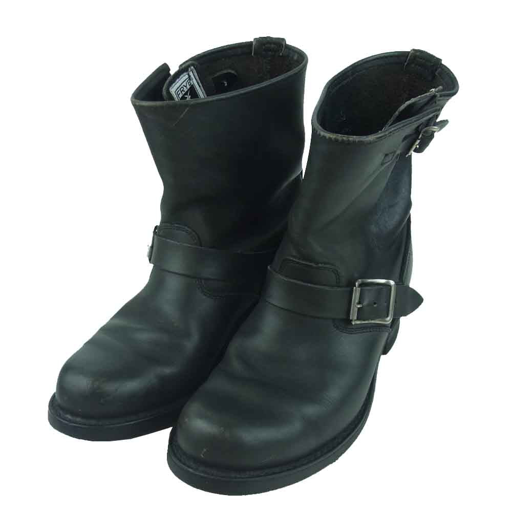 フライ ショート エンジニア ブーツ アメリカ製 ブラック系 7【中古】