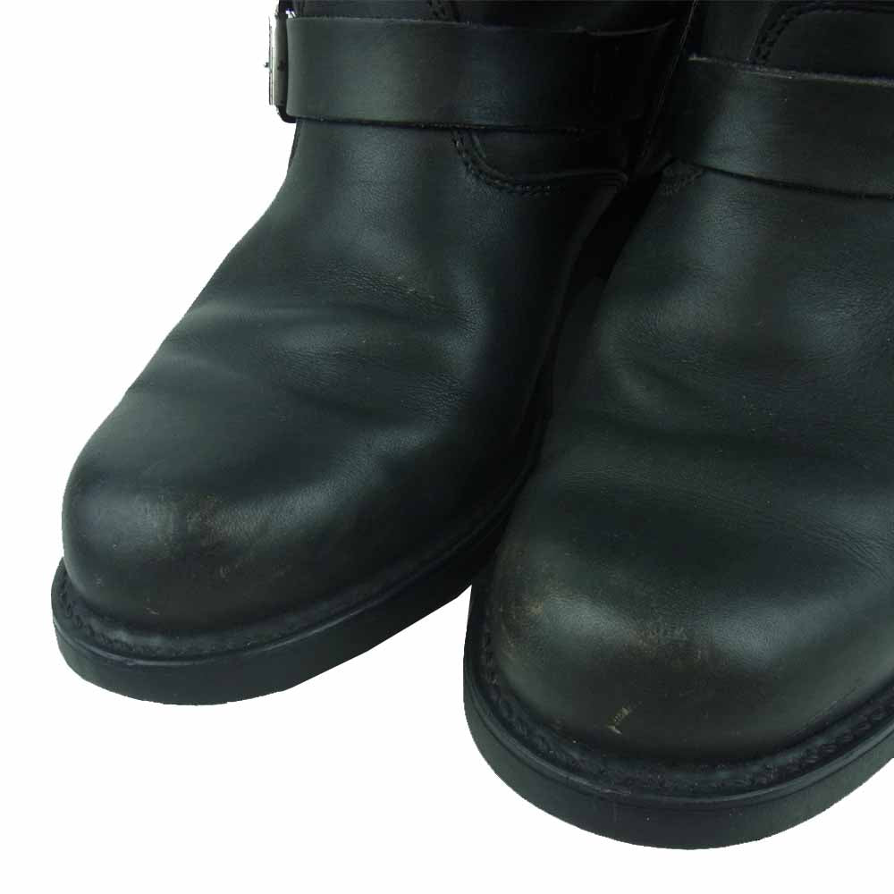 フライ ショート エンジニア ブーツ アメリカ製 ブラック系 7【中古】