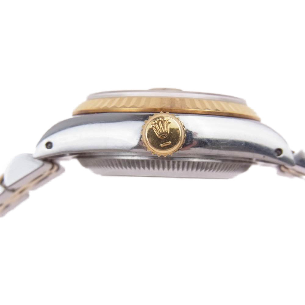 ROLEX ロレックス R番 69173 デイトジャスト シャンパン YG/SS 自動巻 レディース シルバー系 ゴールド系【中古】